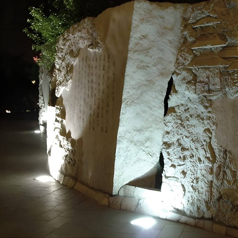 Luminara | Solar-Powered Recessed Garden Lights with Automatic Illumination | Durable Design for Outdoor Safety