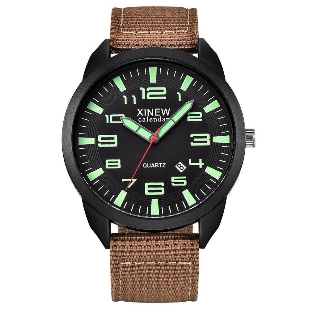 Lumo Collection | Quartz Watch with Luminous Dial & Calendar Function | Sleek Design for Everyday Style