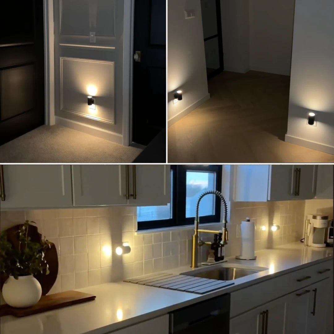 Lumora | Smart Dimmable LED Night Light with Dusk-to-Dawn Sensor | Adjustable Brightness for Safe Navigation