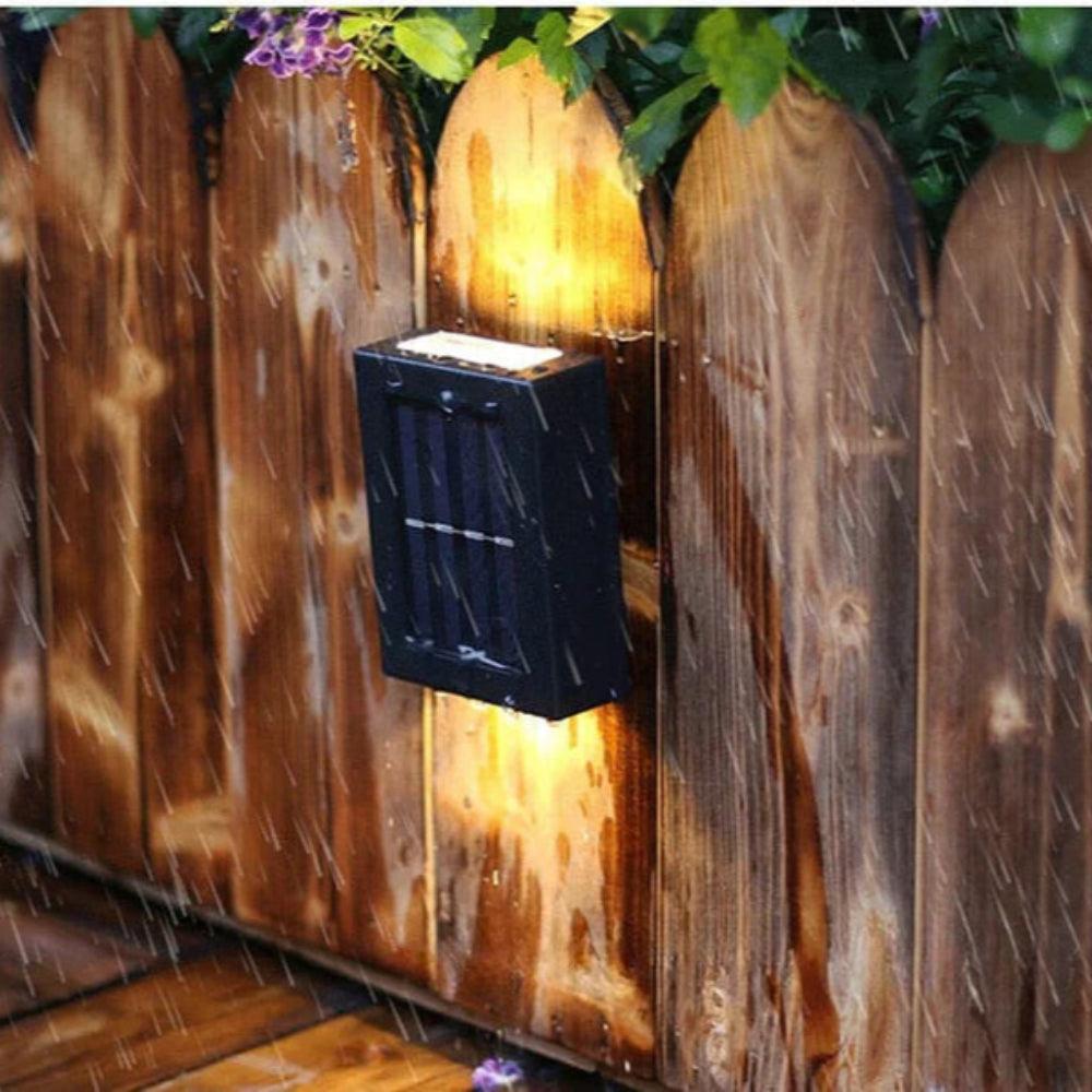 Lumos Solar Lights - Wireless ABS Plastic Outdoor Light Fixtures, Weatherproof