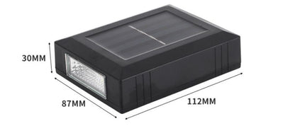 Lumos Solar Lights - Wireless ABS Plastic Outdoor Light Fixtures, Weatherproof