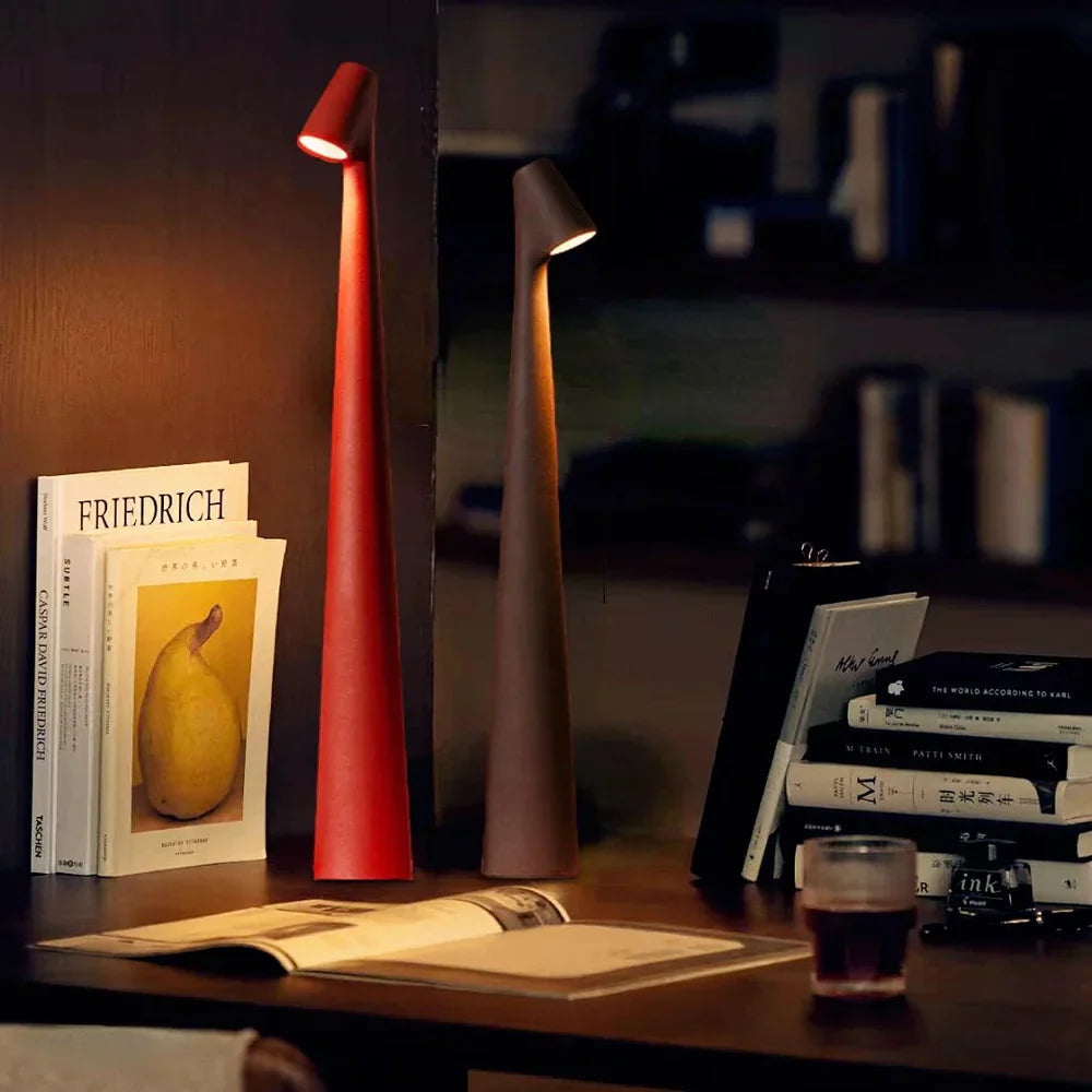 LunaLite | Wireless Table Lamp with Rechargeable Battery | Modern Design for Cozy Ambiance