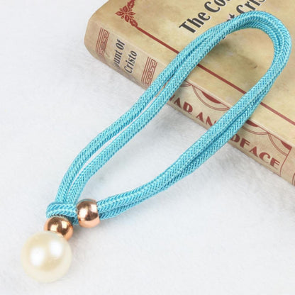 Lustra Curtain Tiebacks - Faux Pearl, Adjustable Holdbacks for Elegant Drapery