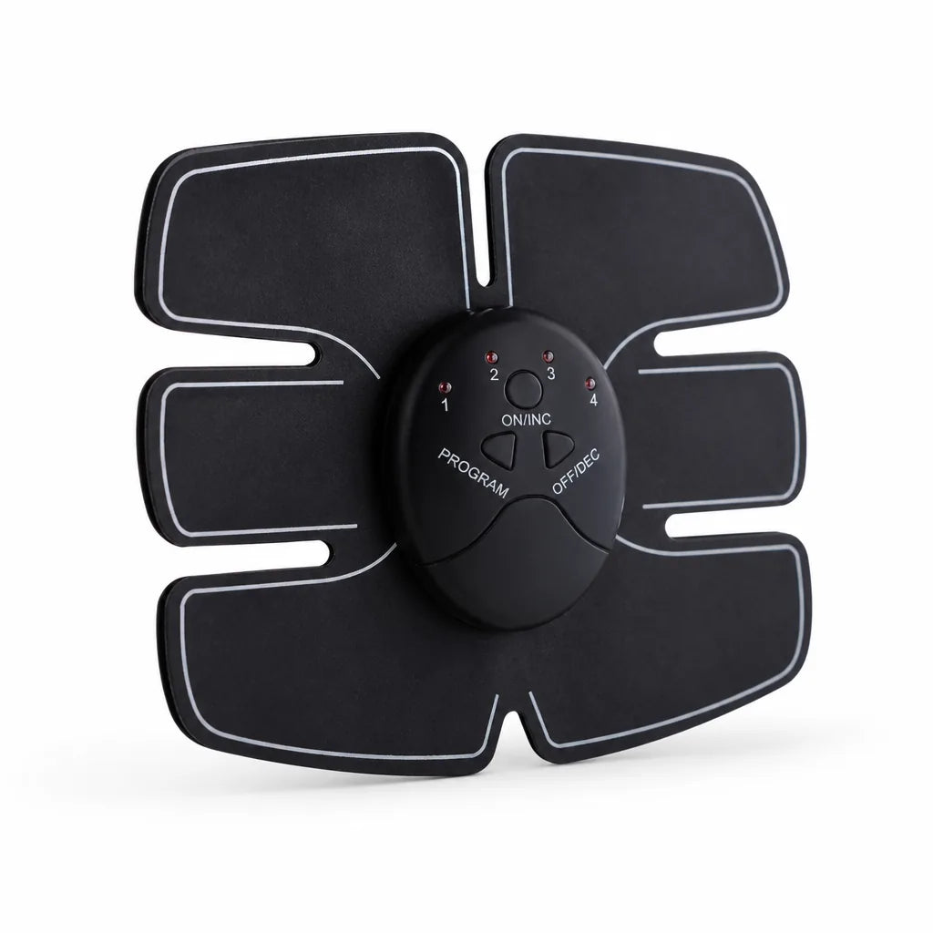 Stimulateur musculaire abdominal EMS portable alimenté par piles