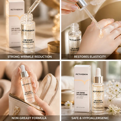 Sérum anti-âge à l'or 24K et à l'acide hyaluronique