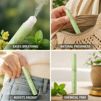 Inhalateur d'aromathérapie aide respiratoire huiles essentielles naturelles