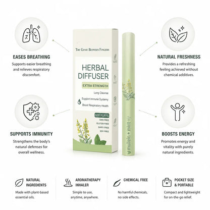Inhalateur d'aromathérapie aide respiratoire huiles essentielles naturelles