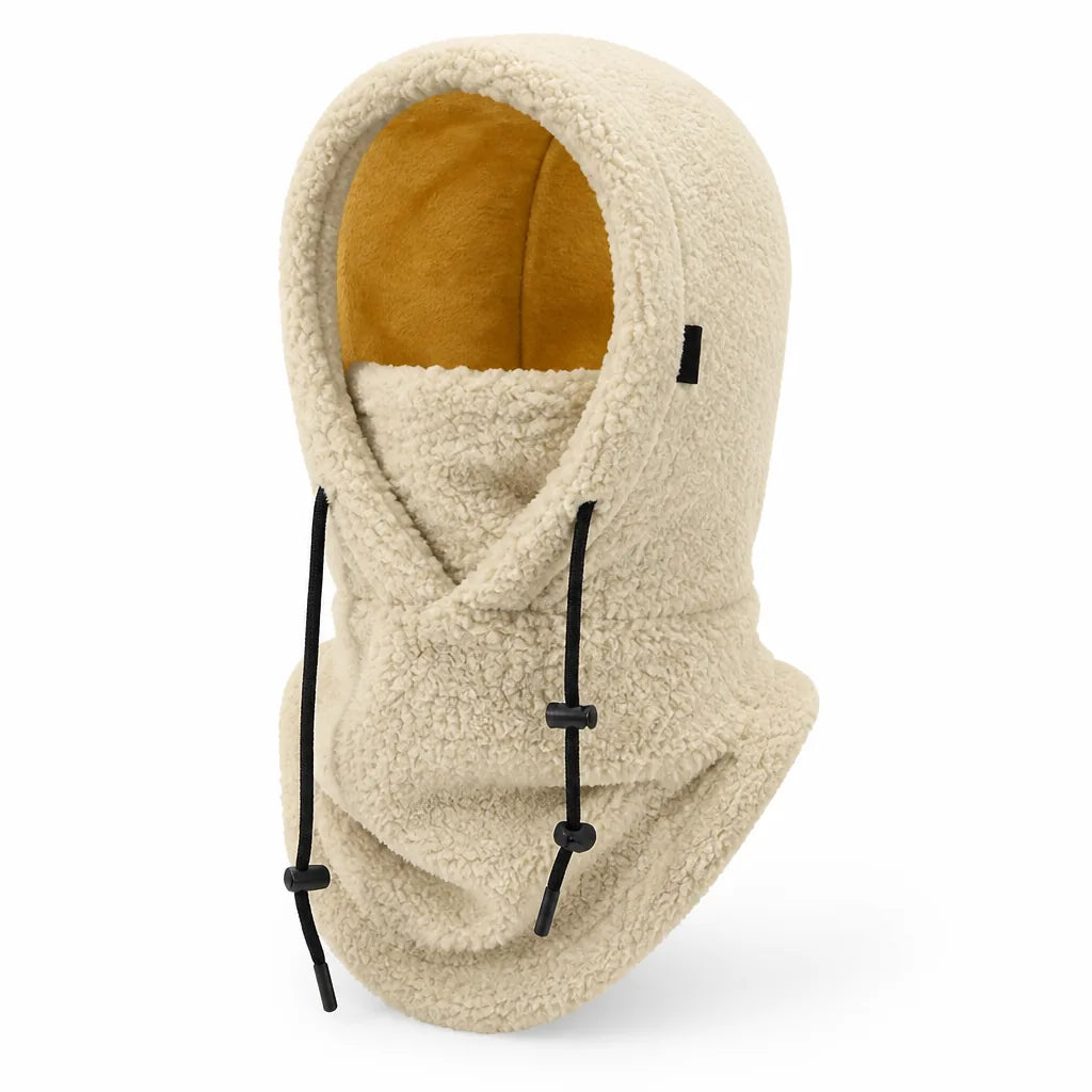 Cagoule convertible et coupe-vent ajustable