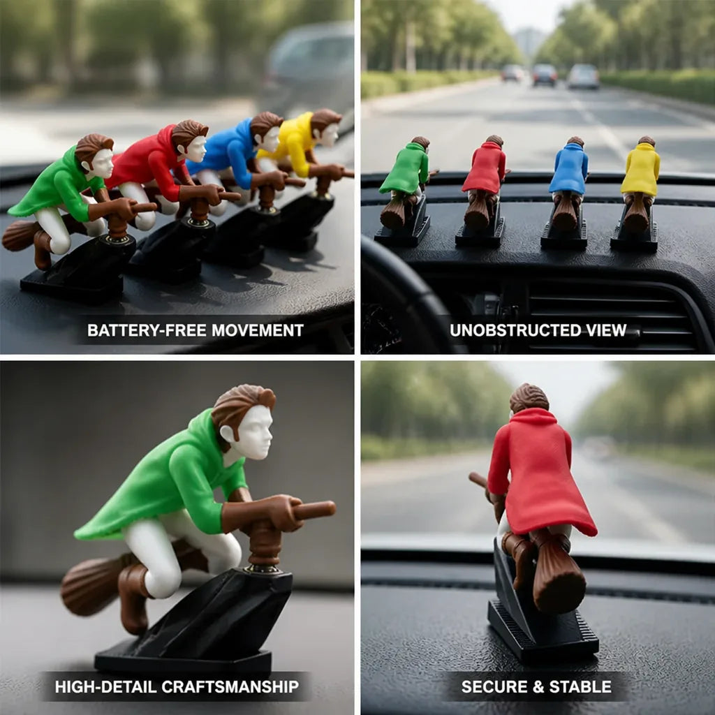 Ornement de tableau de bord de voiture, ensemble de 2 pièces flottantes sans pile