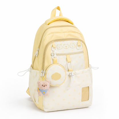 Character-Themed Multi-Pocket Kids Backpack