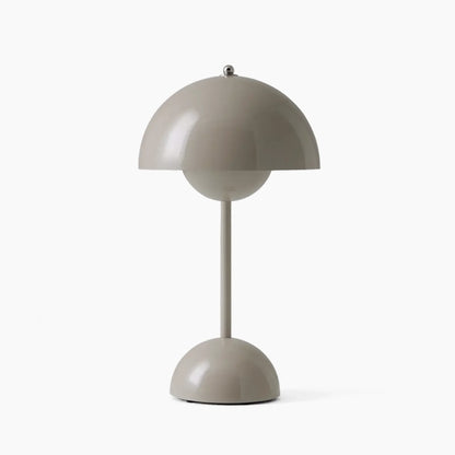 Desk Lamp Mushroom Shape Rechargeable Stepless Dimmer
