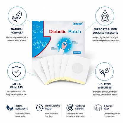 Diabetic Patch Navel Blood Sugar Support 6-Pack
