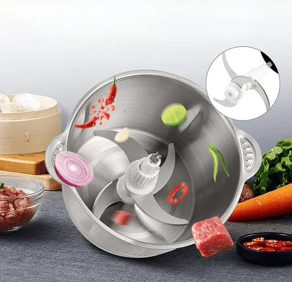 Electric Grinder Powerful Motor Adjustable Grind Stainless Steel 2L