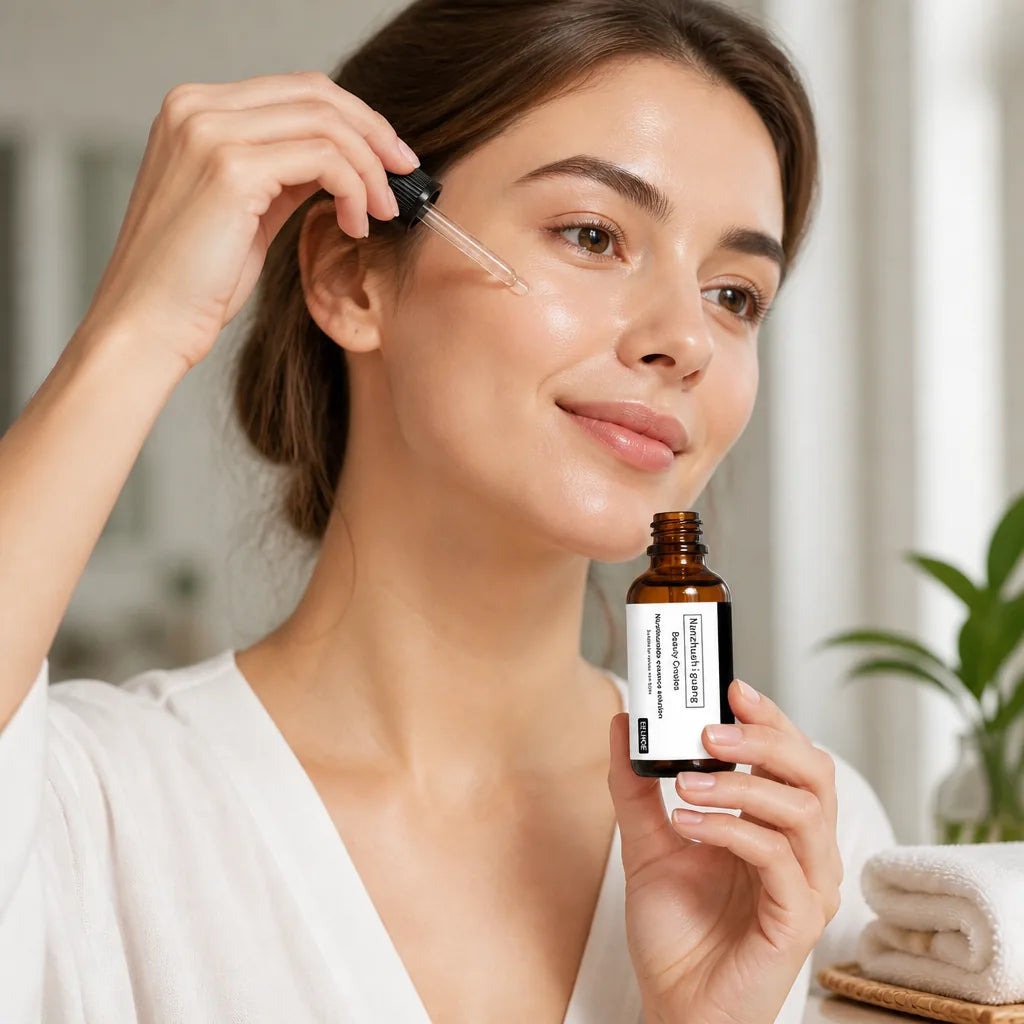 Sérum visage anti-âge à la vitamine C et à l'acide hyaluronique