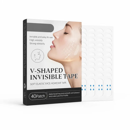 Bande de lifting facial invisible, adhésif imperméable de qualité médicale