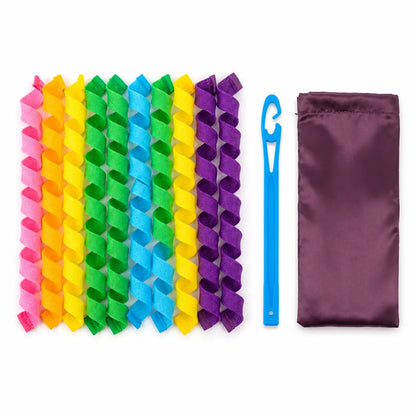 Lot de 12 bigoudis sans chaleur pour la nuit
