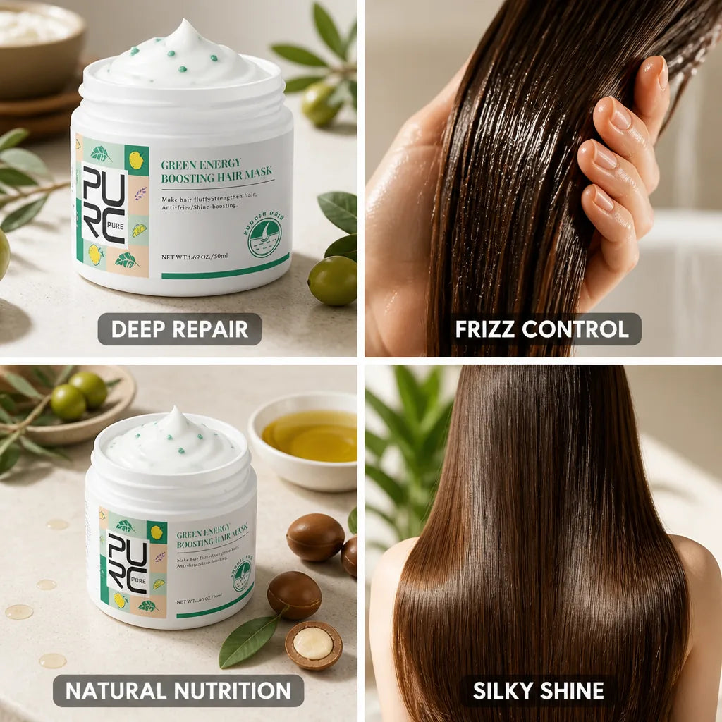 Masque capillaire réparateur à la kératine hydrolysée et à l'huile d'argan 50 ml
