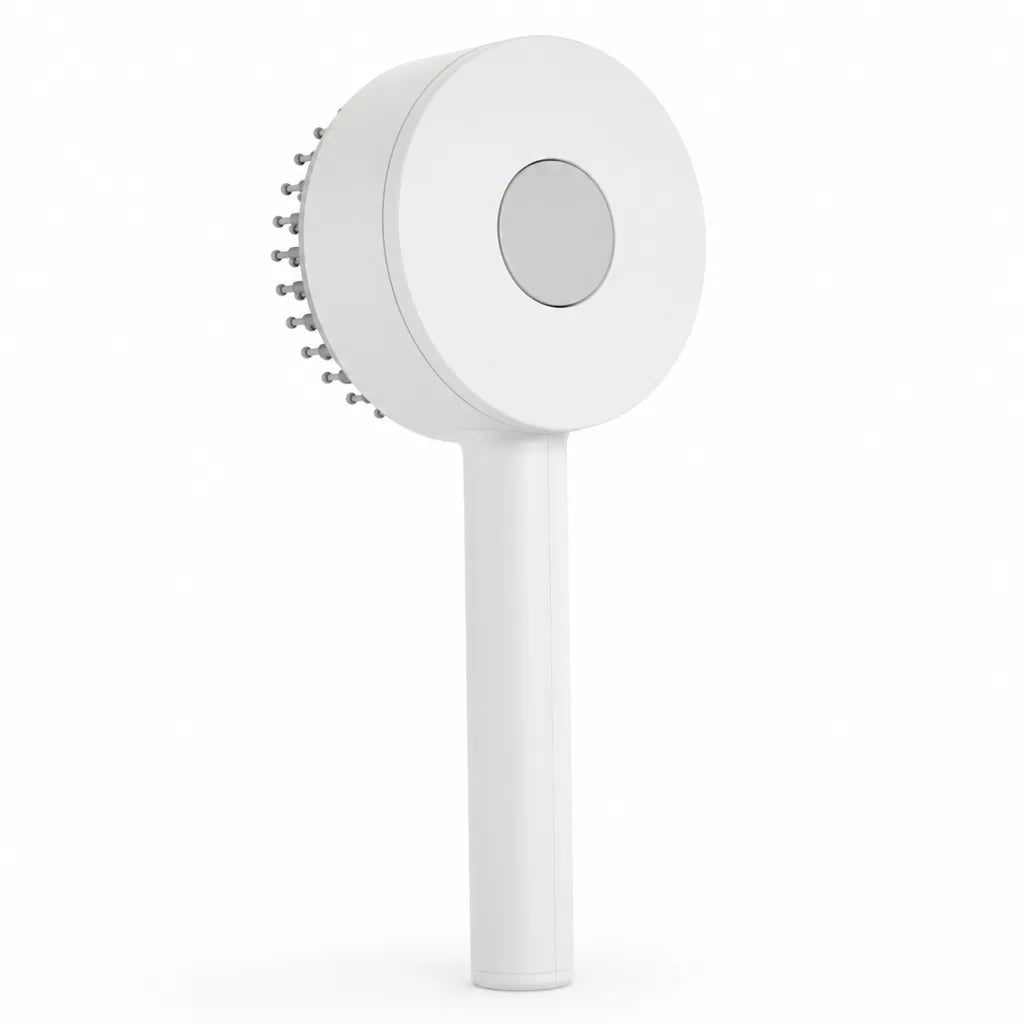 Brosse à cheveux autonettoyante en un clic, coussin d'air massant pour le cuir chevelu, poils anti-frisottis
