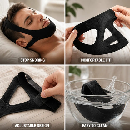 Jaw Strap Anti-Snoring Lycra Universal Fit