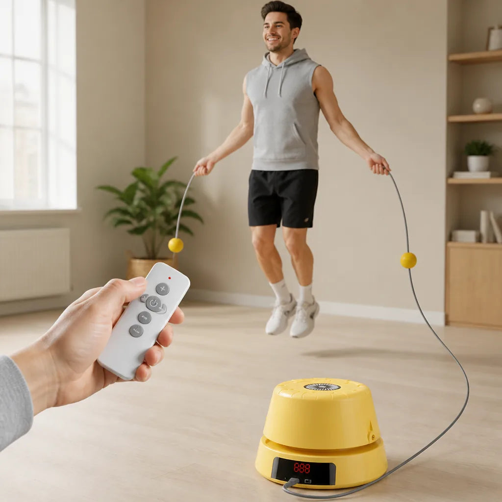Corde à sauter automatique 10 vitesses avec télécommande