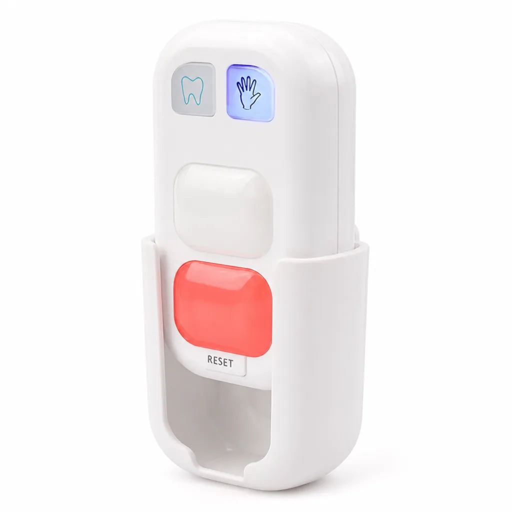 Minuteur d'hygiène pour enfants, guidage LED, mode 2 minutes, ventouse de fixation