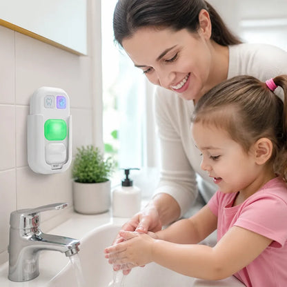 Minuteur d'hygiène pour enfants, guidage LED, mode 2 minutes, ventouse de fixation