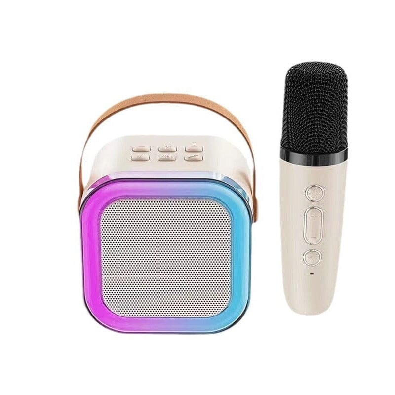 Machine de karaoké pour enfants Bluetooth avec deux microphones sans fil