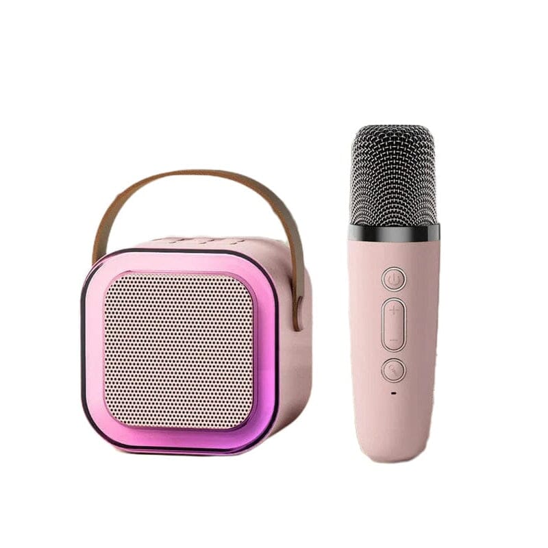 Machine de karaoké pour enfants Bluetooth avec deux microphones sans fil