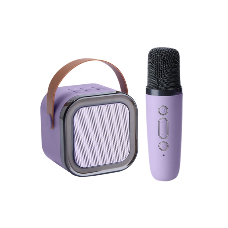 Machine de karaoké pour enfants Bluetooth avec deux microphones sans fil
