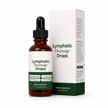 Gouttes de drainage lymphatique pour soulager naturellement les ballonnements et les gonflements