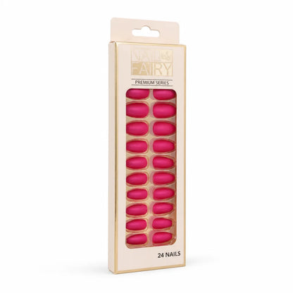 Press-On Nail Kit Reusable Jelly Gel Set of 24
