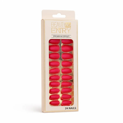 Press-On Nail Kit Reusable Jelly Gel Set of 24