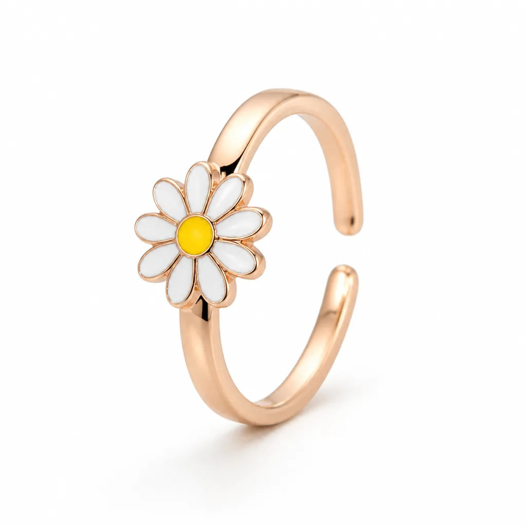 Bague en cuivre filé, taille ajustable