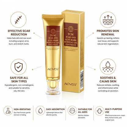 Crème réparatrice cicatrices visage et corps hypoallergénique non comédogène