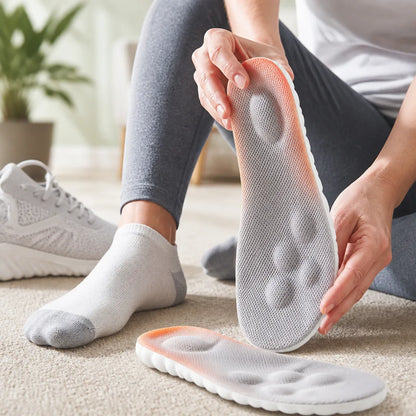 Shoe Insoles Shock-Absorbing Massage & Arch Support
