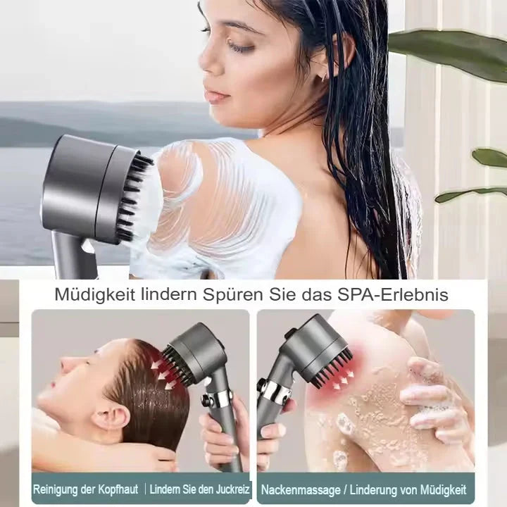 Pommeau de douche économiseur d'eau jet massant filtre remplaçable