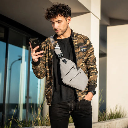 Sac à bandoulière, sangle anti-coupure et protection RFID