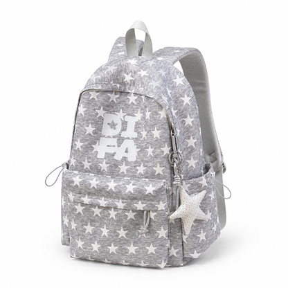Star-Pattern Spacious & Durable School Backpack