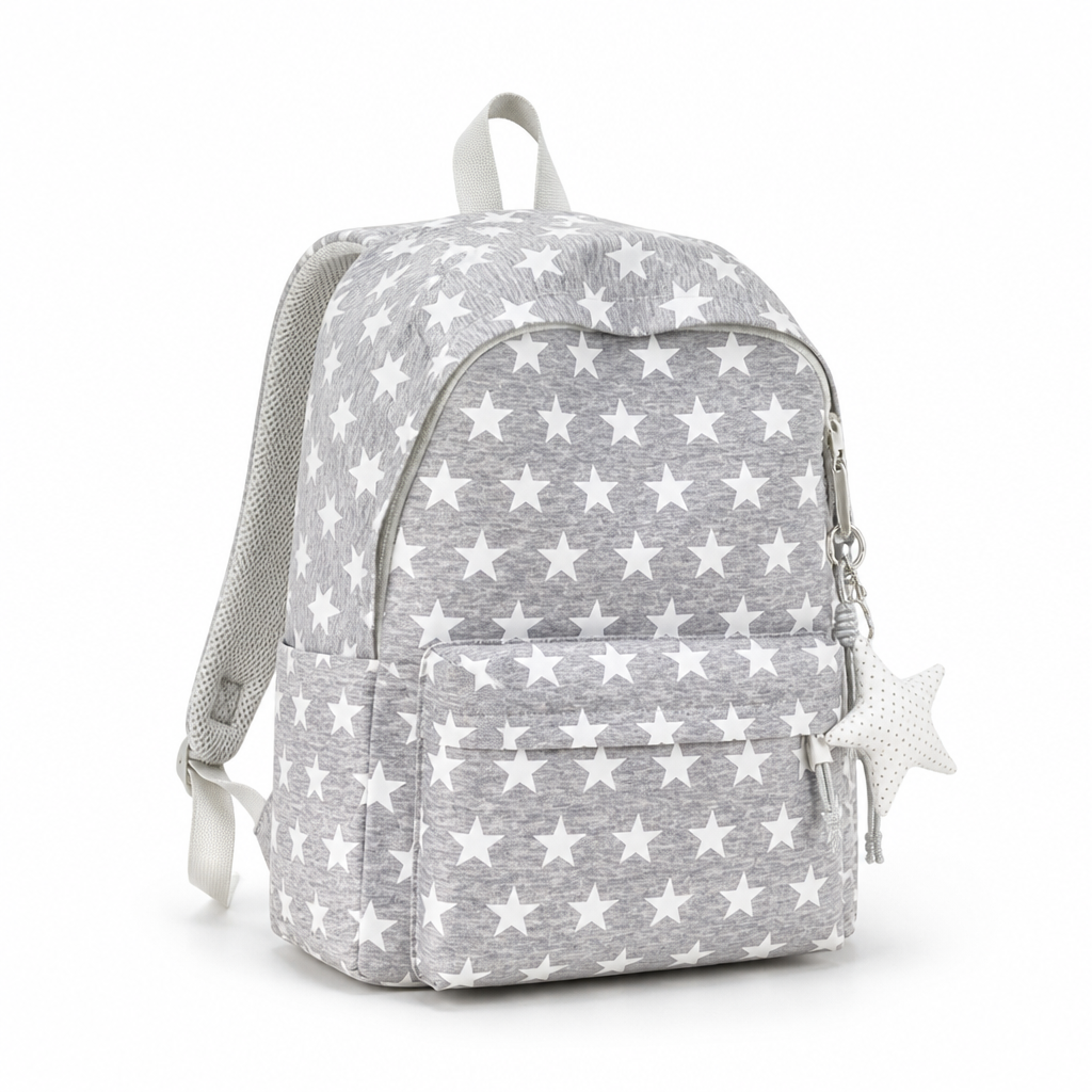 Star-Pattern Spacious & Durable School Backpack