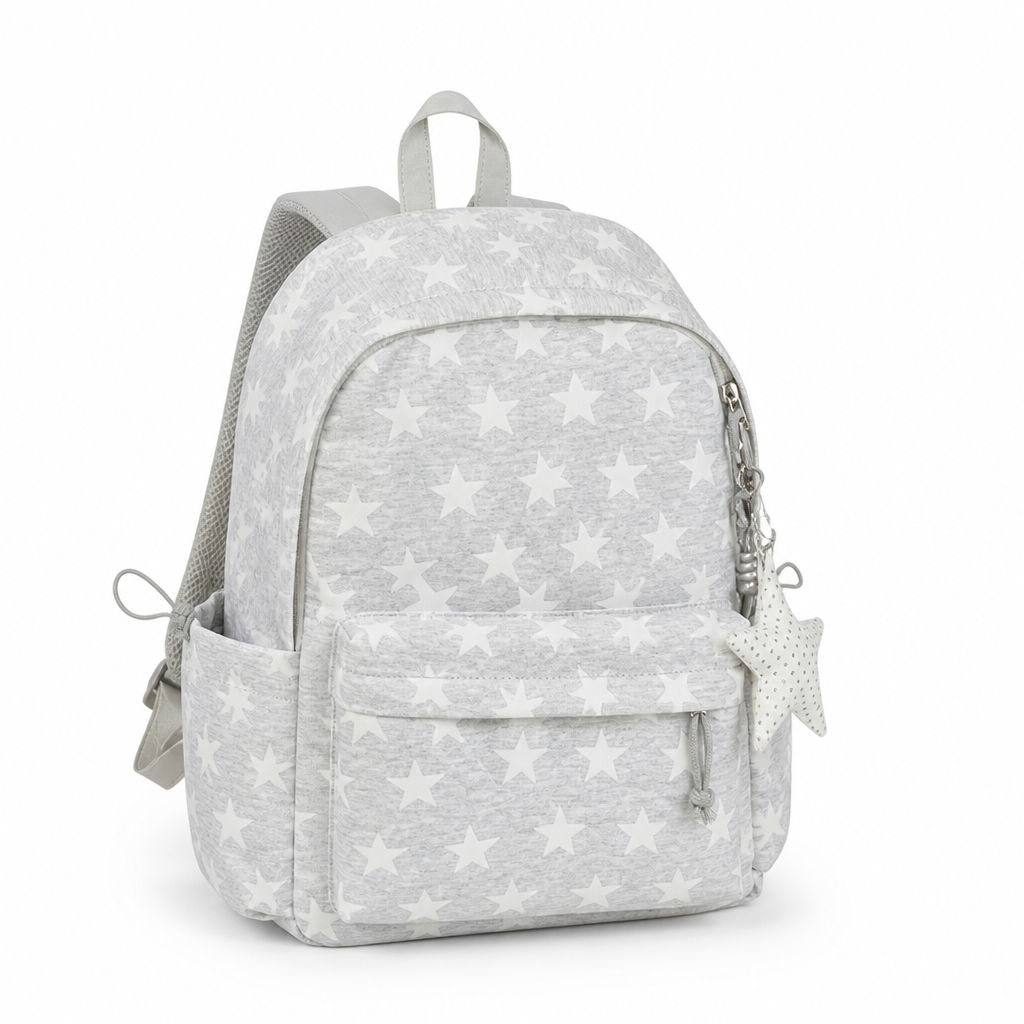 Star-Pattern Spacious & Durable School Backpack