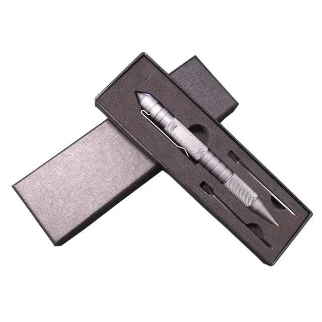 Tactical Pen Aluminum Alloy Tungsten Tip & Whistle