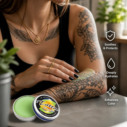 Baume de soin pour tatouage, apaisant, cicatrisation rapide et protection des couleurs