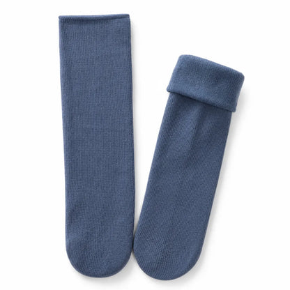 Chaussettes thermiques mélange coton et laine taille unique
