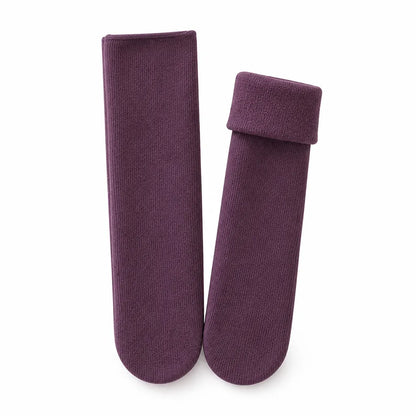 Chaussettes thermiques mélange coton et laine taille unique