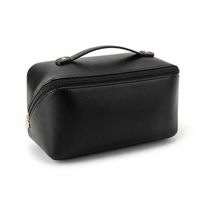 Travel Cosmetic Bag Large Capacity Waterproof PU Leather