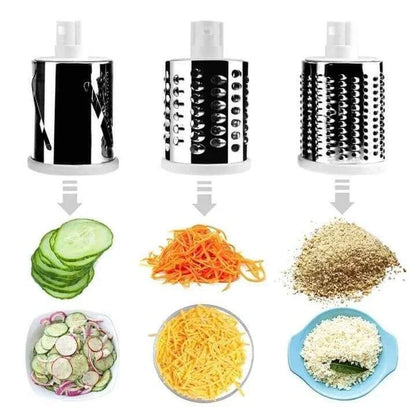 Vegetable Slicer Stainless Steel Blades Compact & Safe