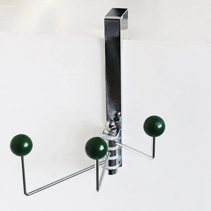Wall Hook Set Metal Chrome Finish Over The Door
