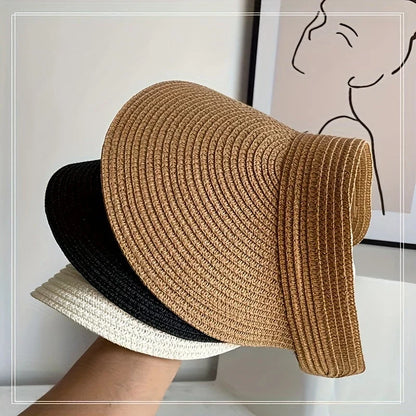 Women's Sun Hat Wide Brim Foldable Secure Fit