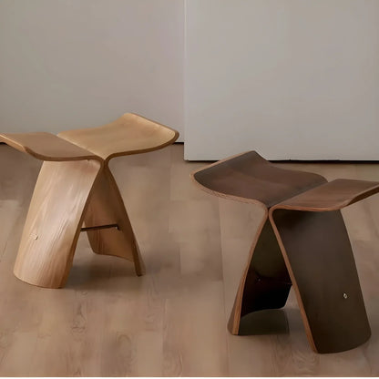 Wooden Bench Handmade Solid Paulownia Lightweight