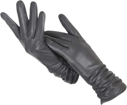 LuxLeather | Women's Leather Gloves with Soft Wool Lining | Stylish Warmth for Winter